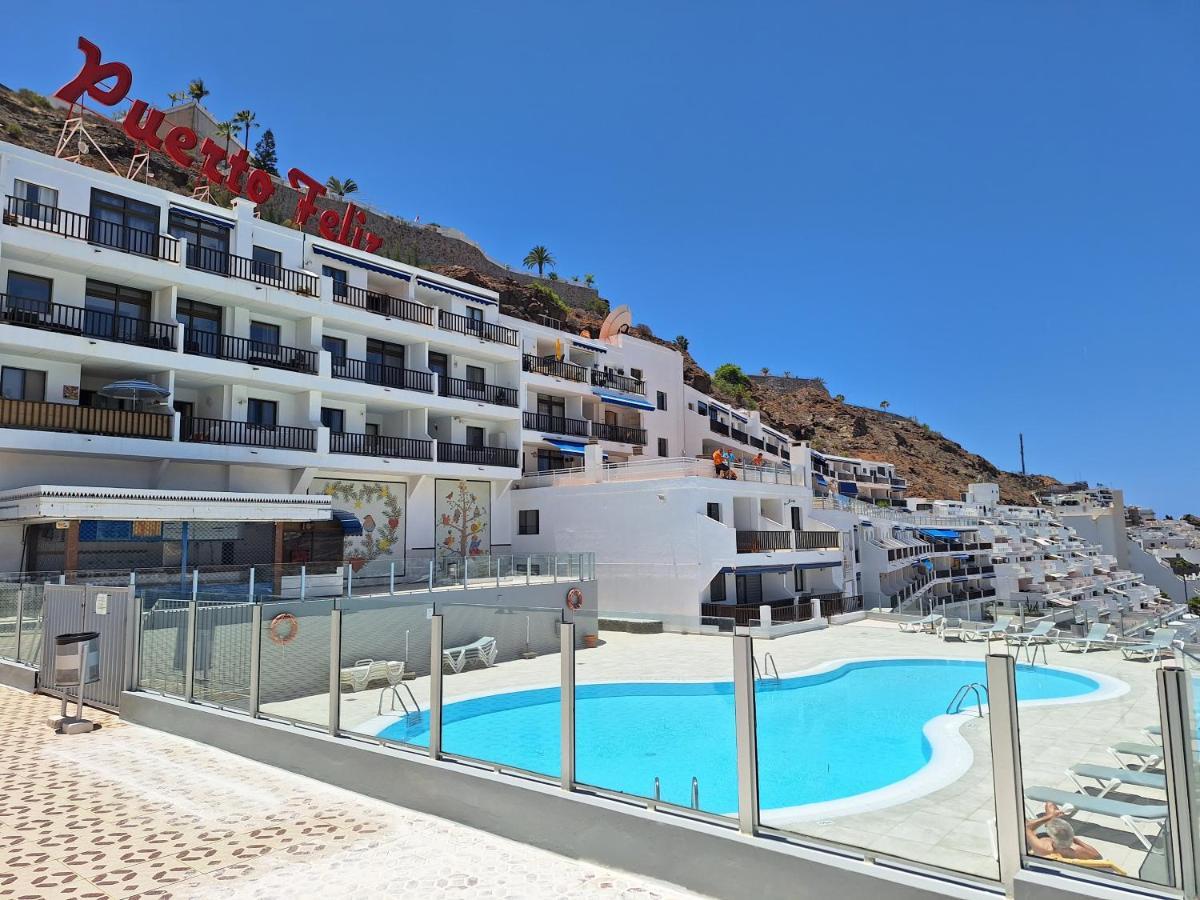 Solaris - Refurbished, Top Floor, Sea Views Puerto Rico  Exteriör bild